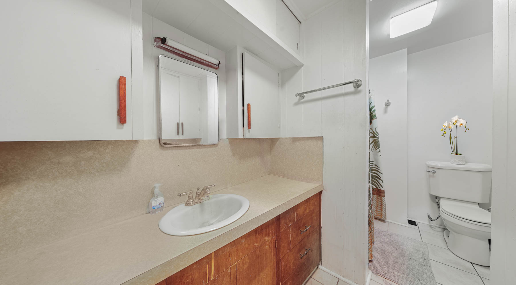 267 Hookipa Road Kapaa, HI 96746 - Photo 19 of 23 a bathroom with a sink and a mirror