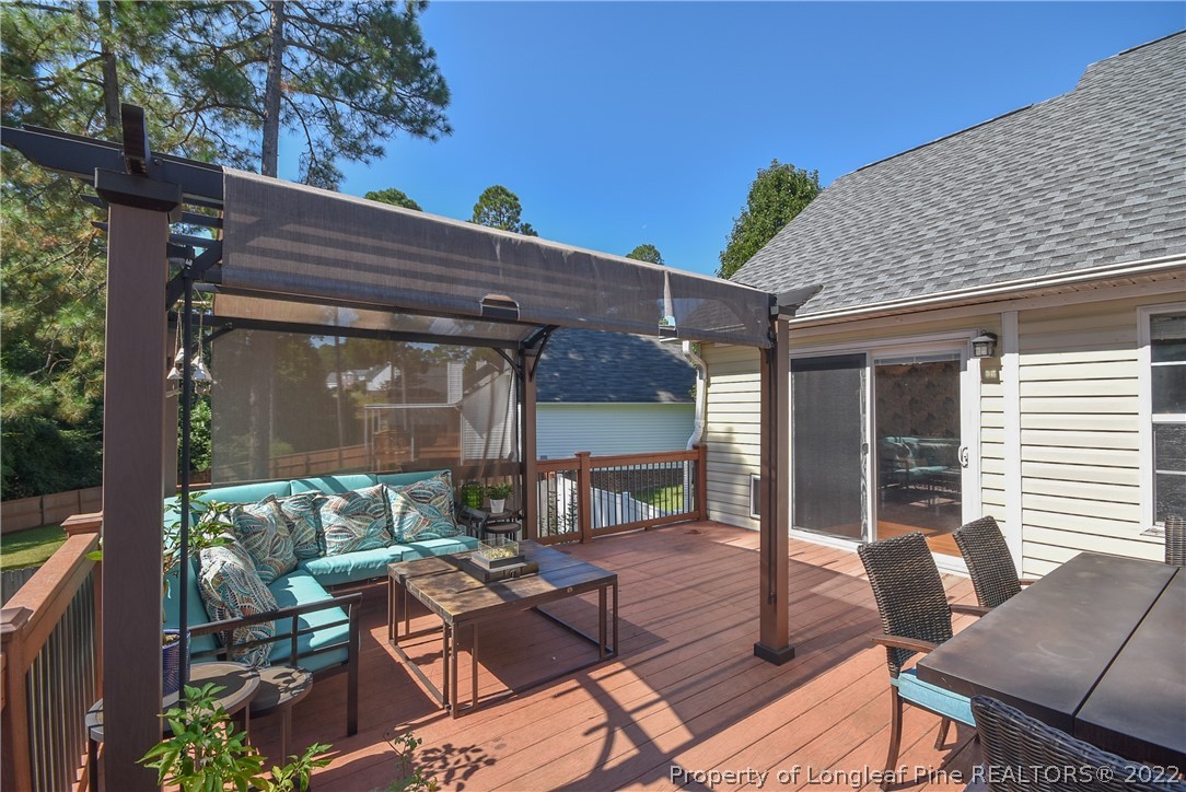 102 Chesapeake Road Cameron, NC 28326 - Photo 43 of 50 a view of backyard with outdoor seating