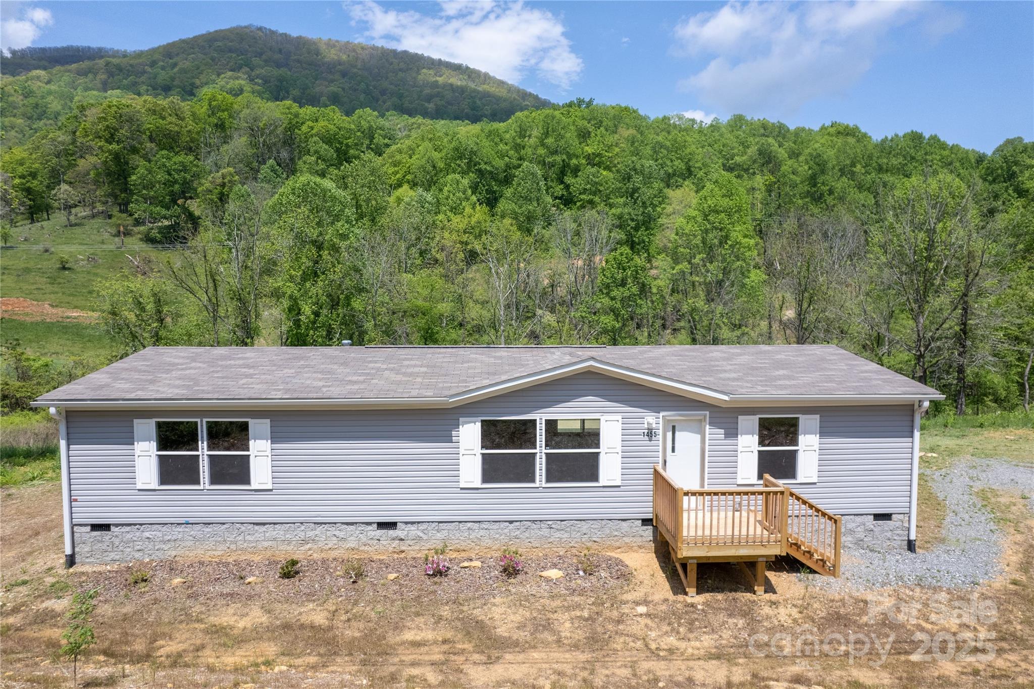 1455 Newfound Road Leicester, NC 28748 - Photo 35 of 47 a front view of a house with a yard