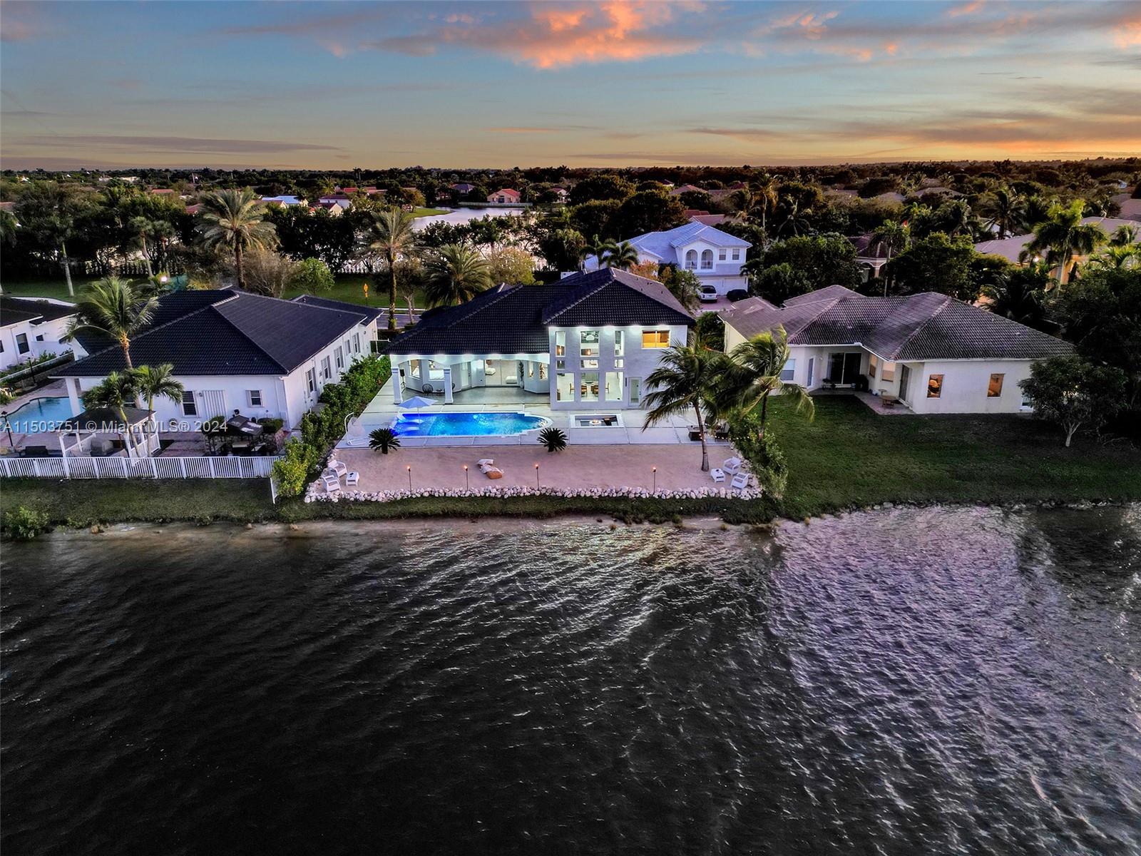 18831 Southwest 24th Street Miramar, FL 33029 - Photo 88 of 96 an aerial view of residential houses with outdoor space