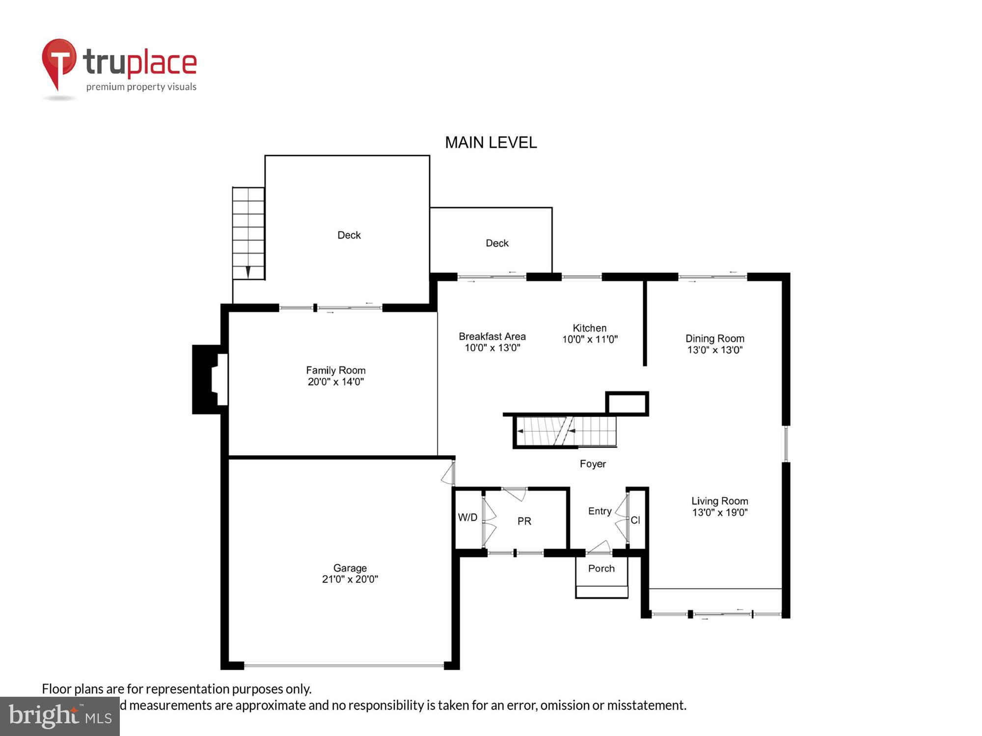 4 Eaglebrook Court Rockville, MD 20854 - Photo 76 of 83 Main Level (Labels & Measurements)