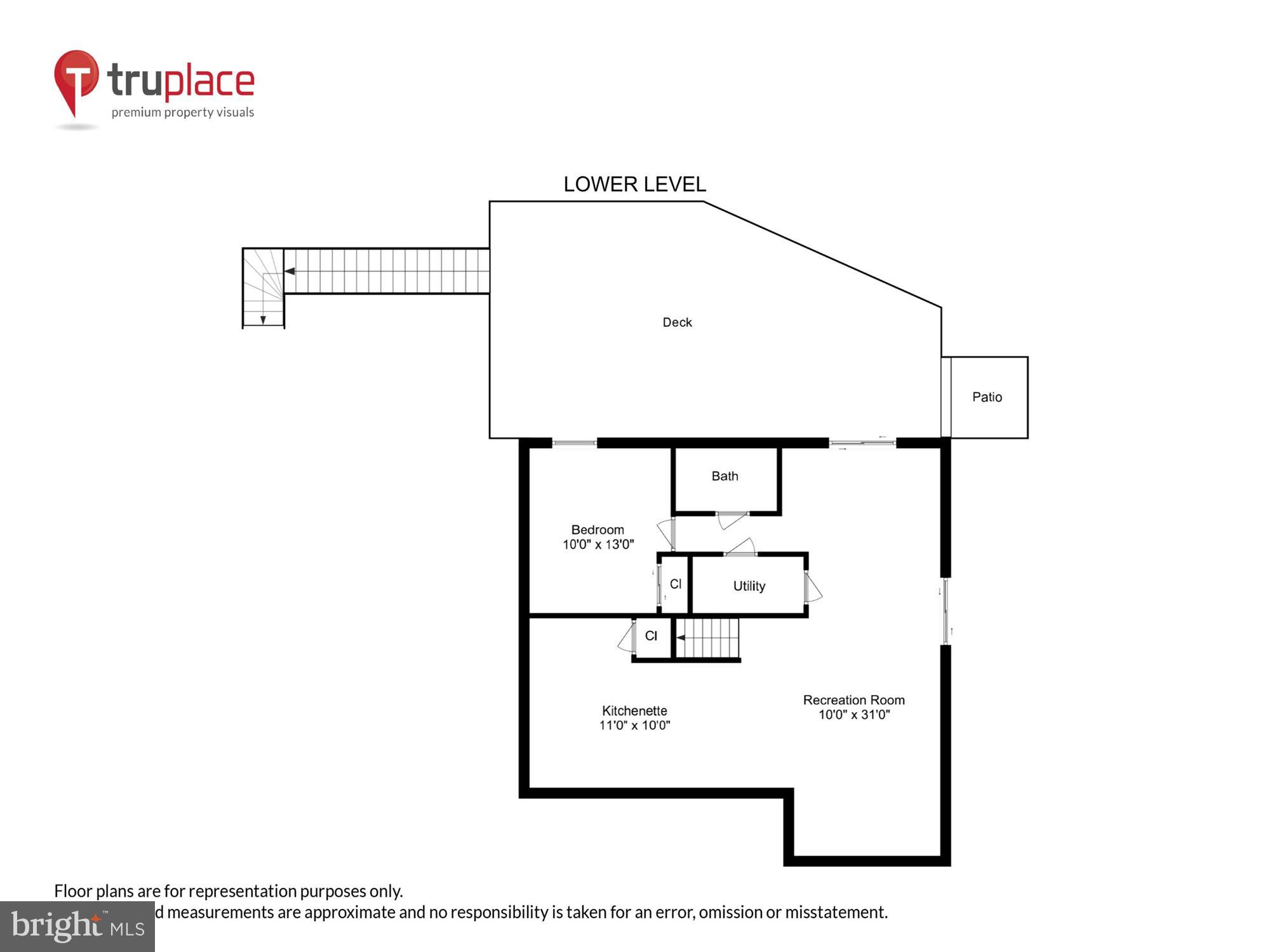 4 Eaglebrook Court Rockville, MD 20854 - Photo 78 of 83 Lower Level (Labels & Measurements)