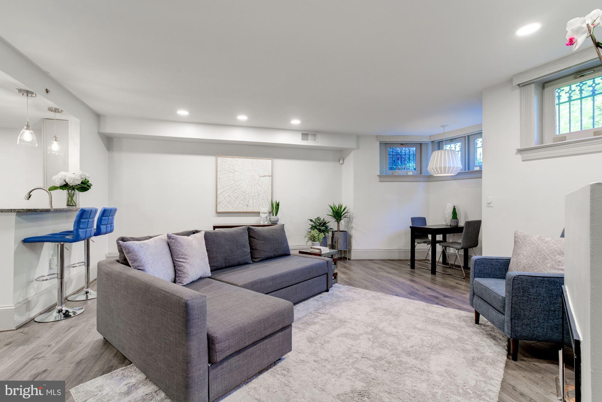 20 Logan Circle Northwest, Unit LL3 Washington, DC 20005 - Photo 2 of 17 Living Room/Dining Room Combination