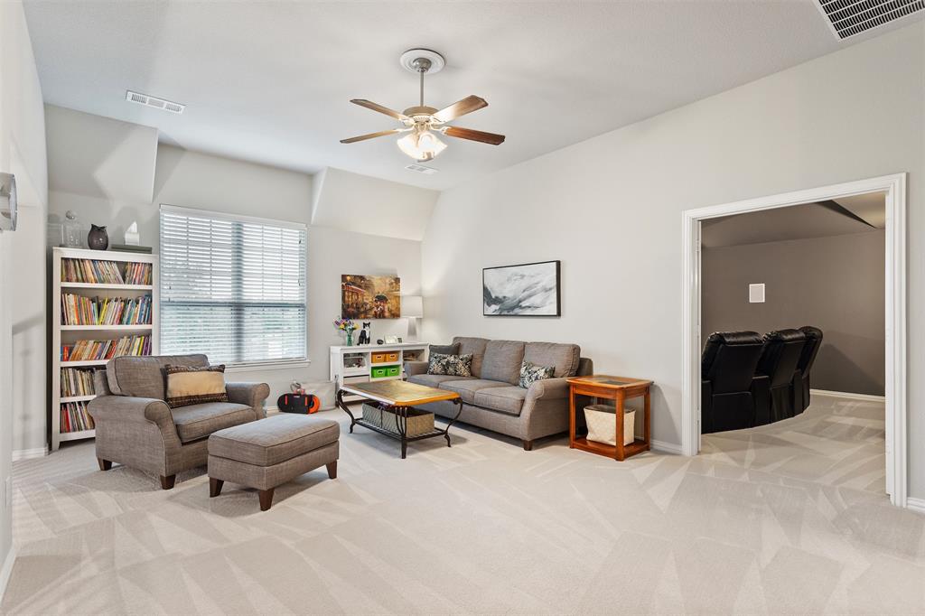 1003 Fenwick Lane Forney, TX 75126 - Photo 26 of 39 a living room with furniture workspace and a window