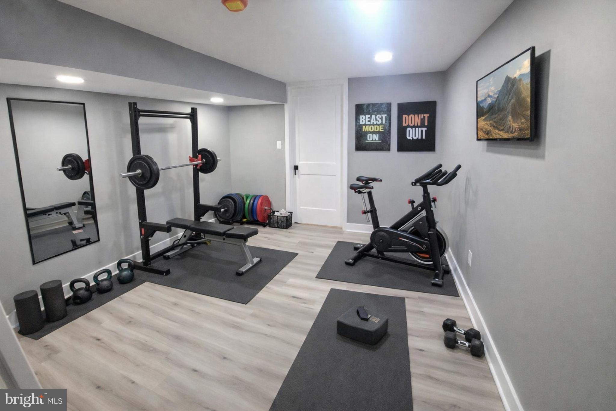 4542 Sansom Street Philadelphia, PA 19139 - Photo 26 of 36 a view of a room with gym equipment