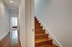 5407 Jackson Street Houston, TX 77004 - Photo 13 of 24 a view of a hallway with wooden floor and entryway