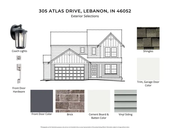 $409,990 | 305 Atlas Drive, Lebanon, IN 46052