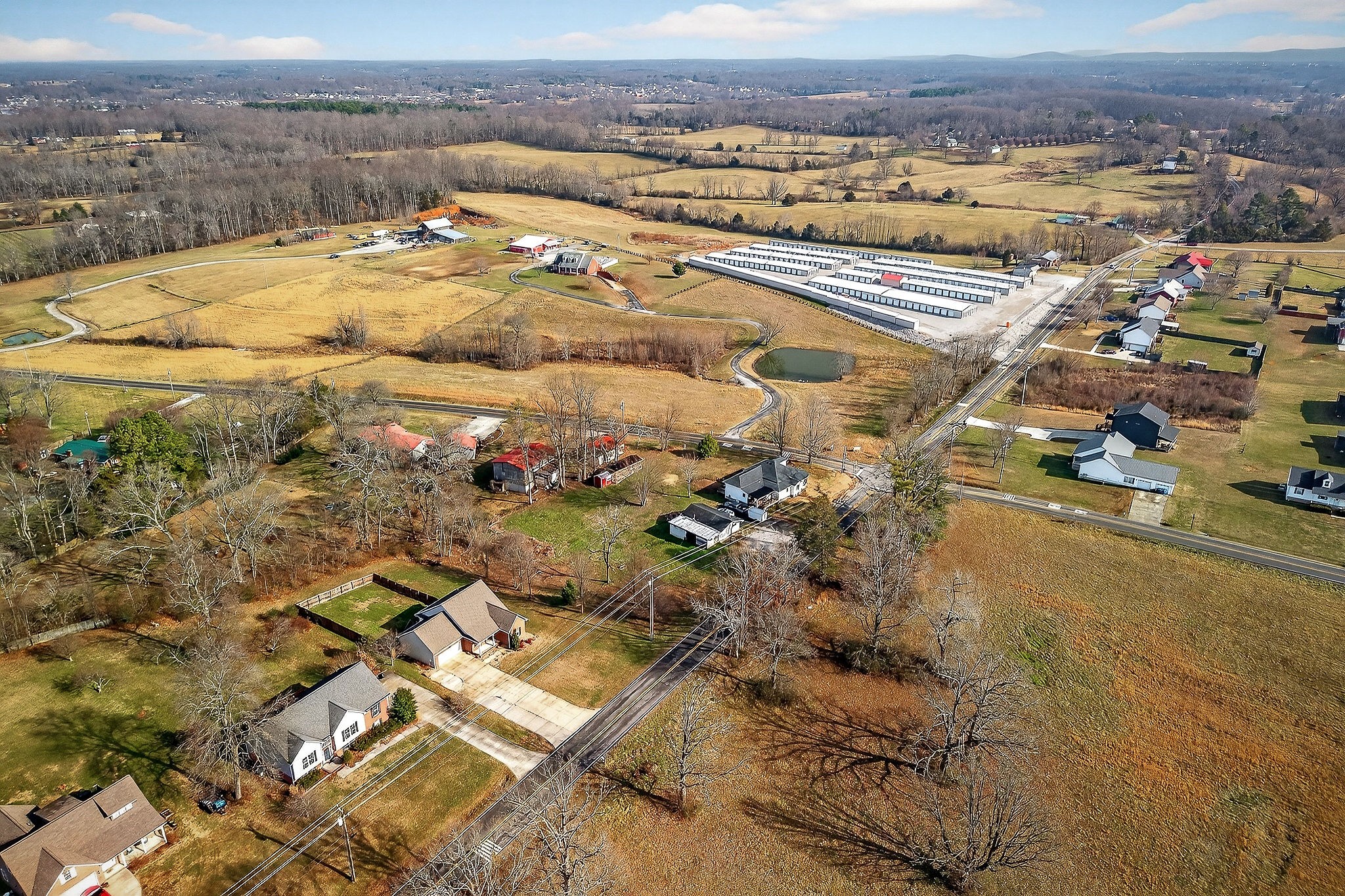 4029 Buffalo Valley Road Cookeville, TN 38501 - Photo 9 of 36 an aerial view of residential houses with outdoor space