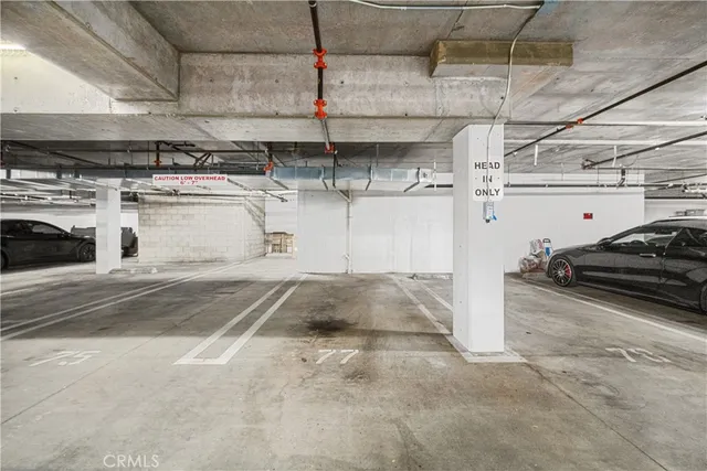 a view of a building with a garden