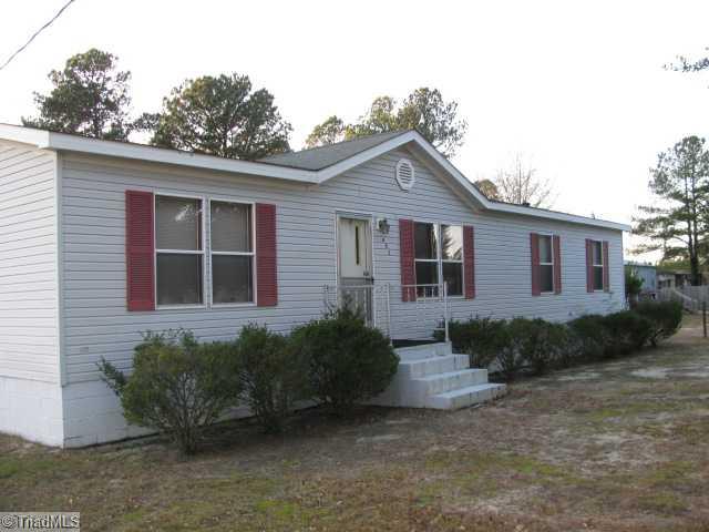 451 Blake Road Candor, NC 27229 - Photo 1 of 10 Exterior Front.