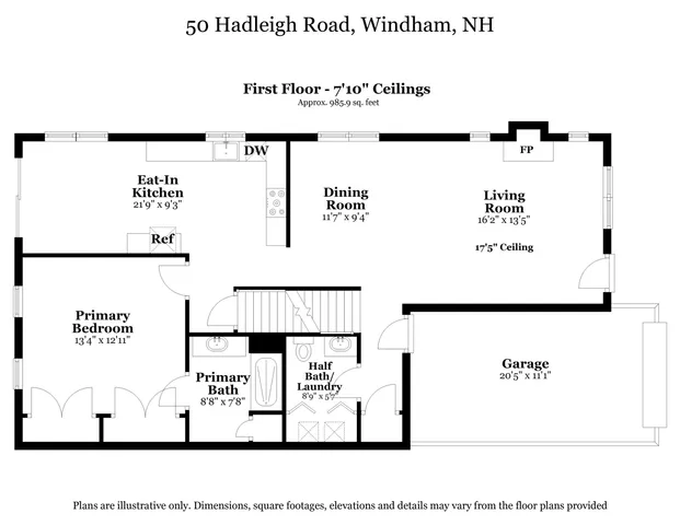 $3,000 | 50 Hadleigh Road, Unit 50, Windham, NH 03087