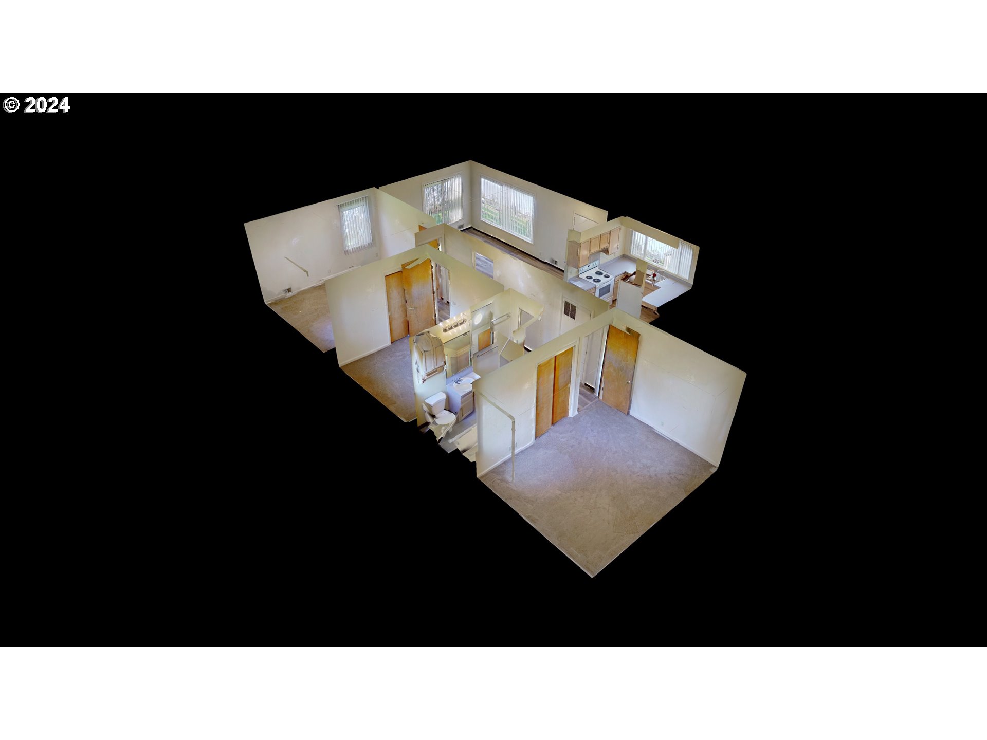 541 Waite Street Eugene, OR 97402 - Photo 24 of 25 a black and white photo of a living room