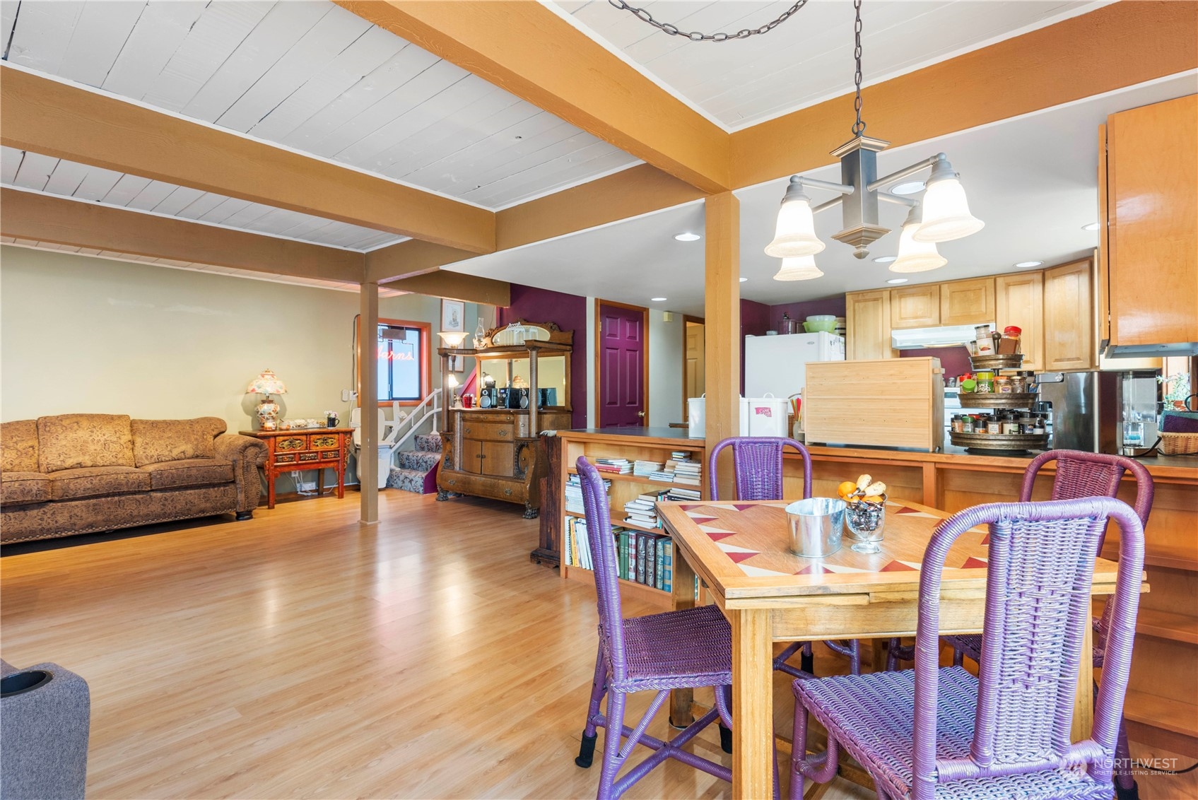 5523 Lerch Road Snohomish, WA 98290 - Photo 10 of 32 a dining room with furniture and wooden floor