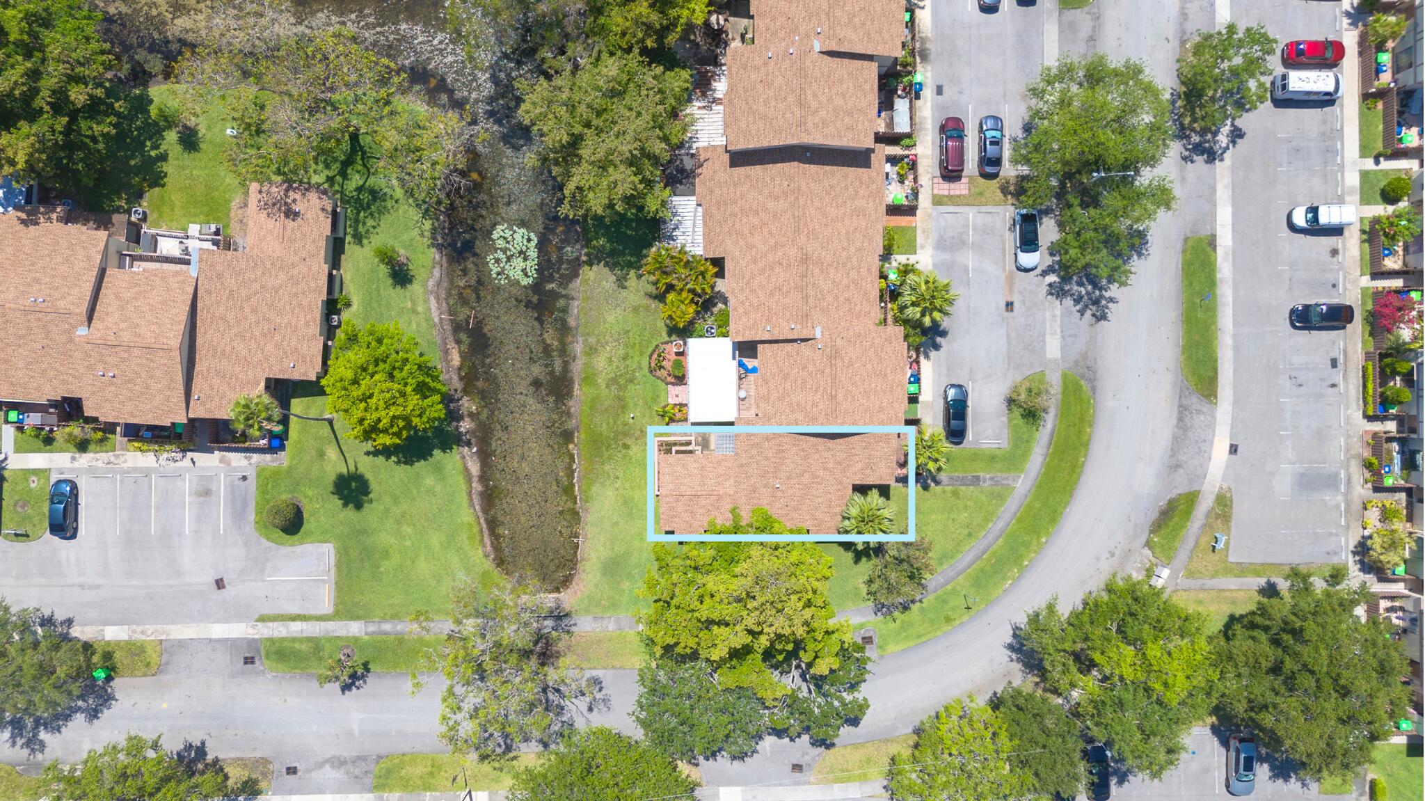 10650 Northwest 30th Place, Unit 1 Sunrise, FL 33322 - Photo 31 of 38 an aerial view of a house with a garden