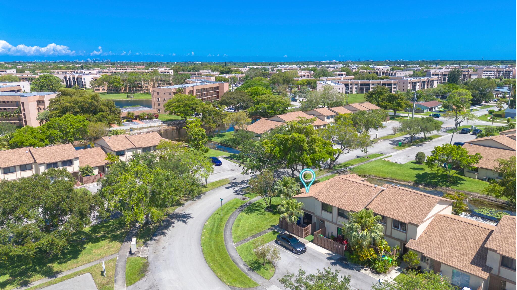 10650 Northwest 30th Place, Unit 1 Sunrise, FL 33322 - Photo 37 of 38 an aerial view of multiple house