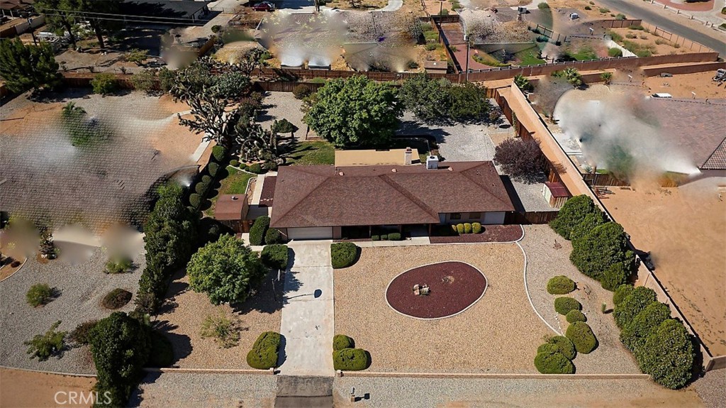 Drone property - digitally obscured neighboring properties