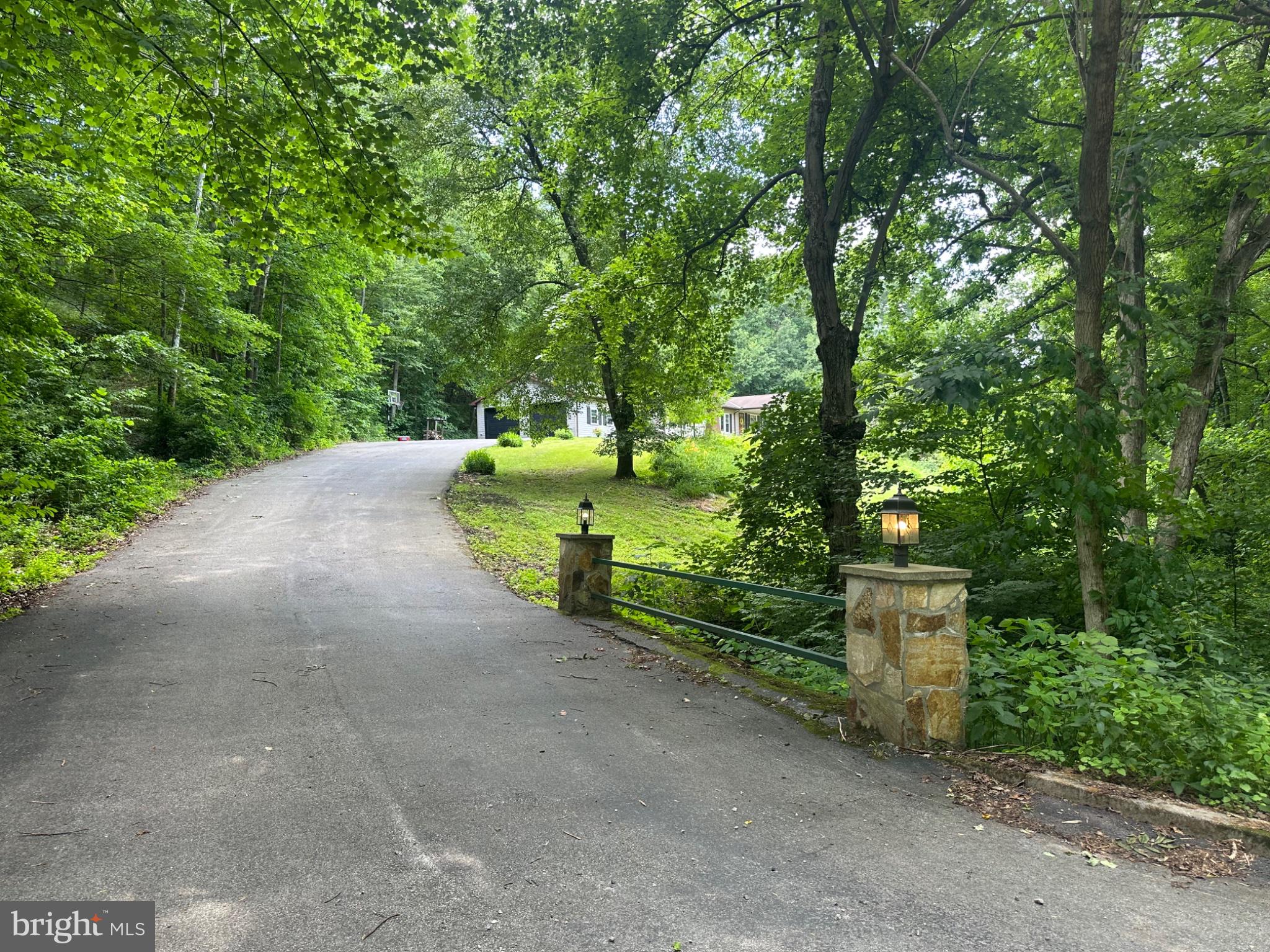 7426 Spring Road Seven Valleys, PA 17360 - Photo 4 of 5 Serene driveway through lush greenery.