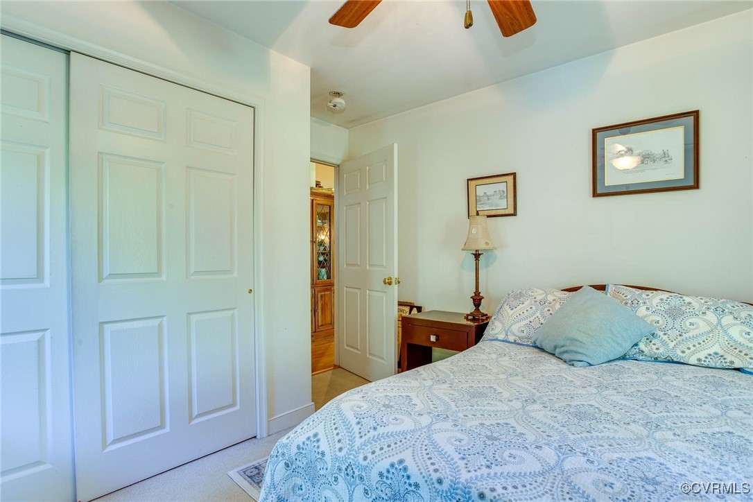 3875 Wakema Road West Point, VA 23181 - Photo 31 of 45 a bedroom with a bed and cabinets