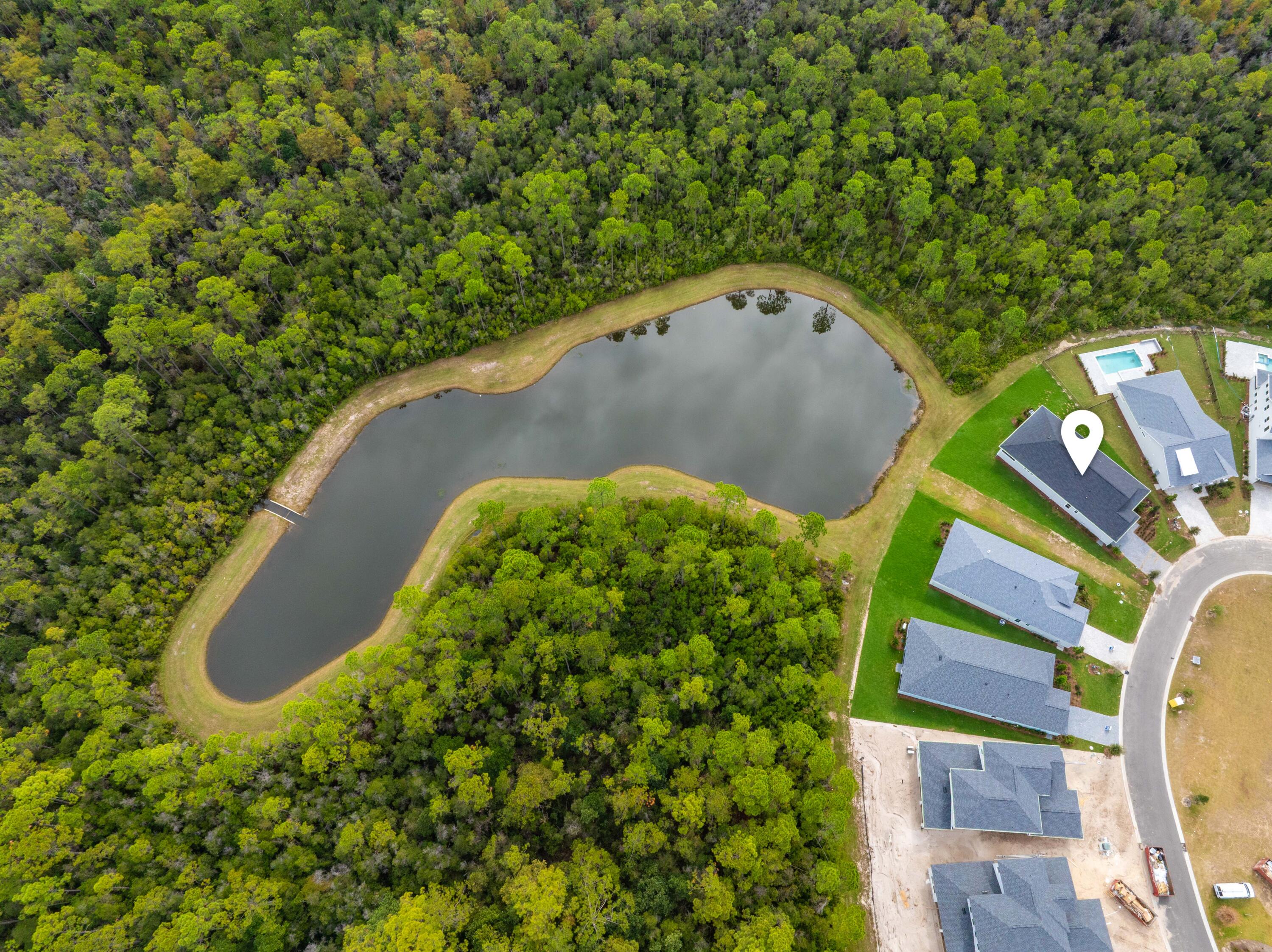169 Orman Ct Inlet Beach Inlet Beach, FL 32461 - Photo 3 of 23 an aerial view of a house with a yard and plants