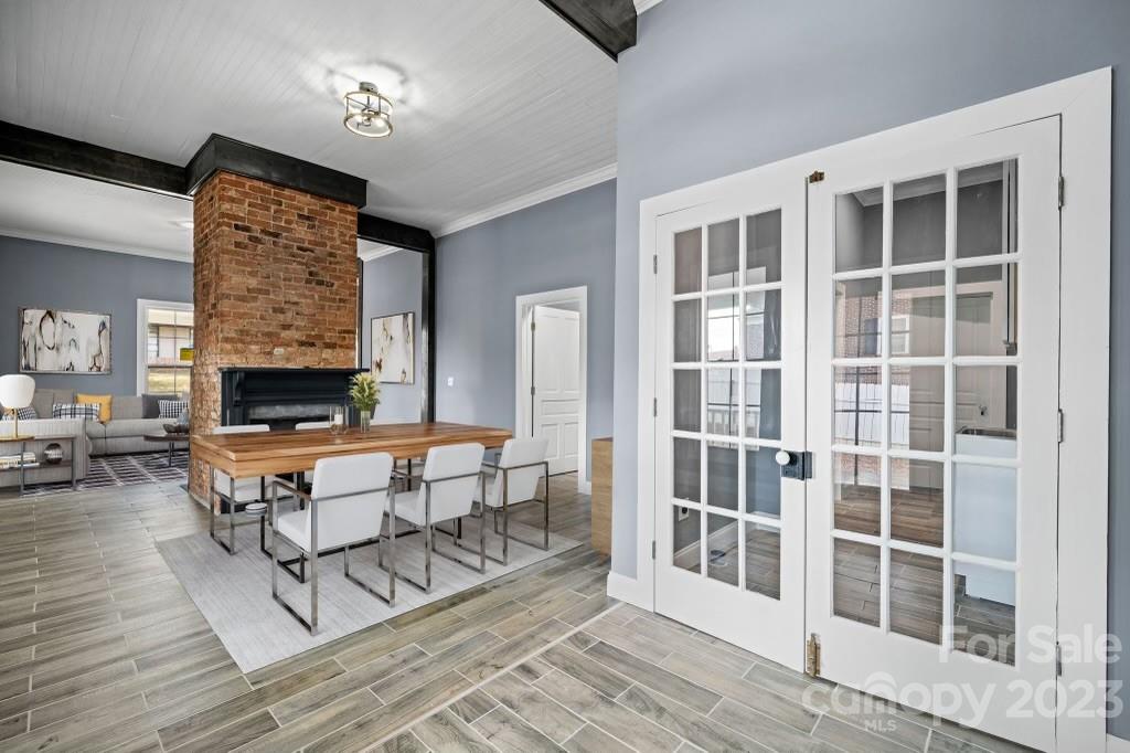403 2nd Street Southeast Conover, NC 28613 - Photo 16 of 35 a living room with furniture windows and a fireplace