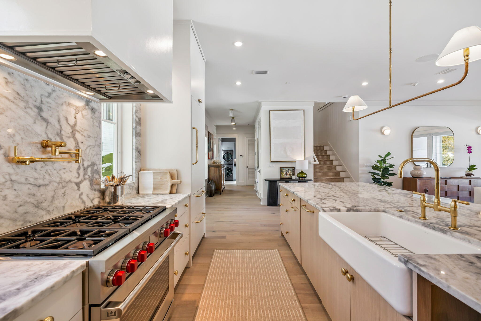 576 Cannonball Lane Watersound, FL 32461 - Photo 4 of 90 a large kitchen with stainless steel appliances granite countertop a lot of counter space a sink and a stove