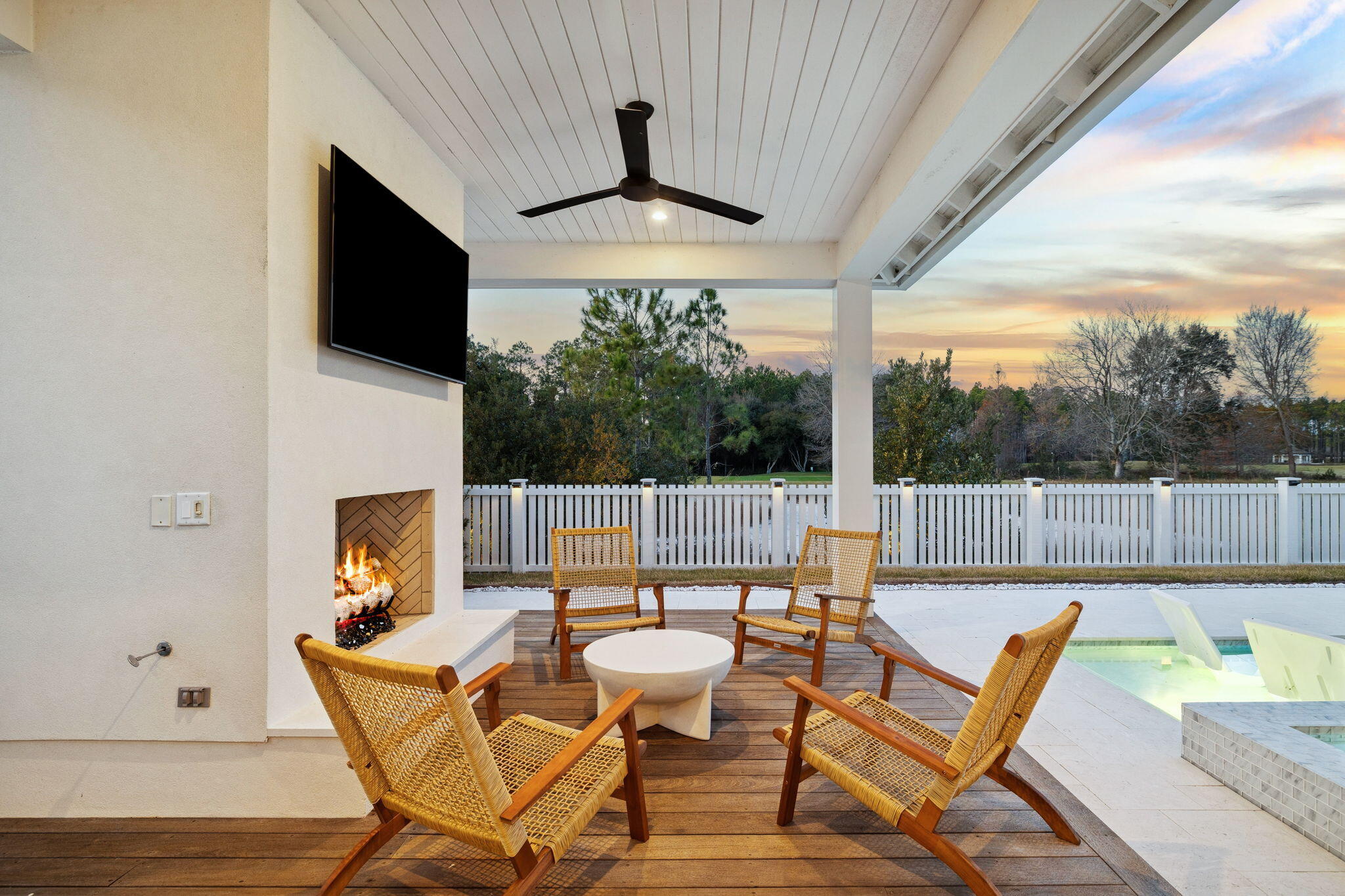 576 Cannonball Lane Watersound, FL 32461 - Photo 69 of 90 a view of a chairs and table in patio