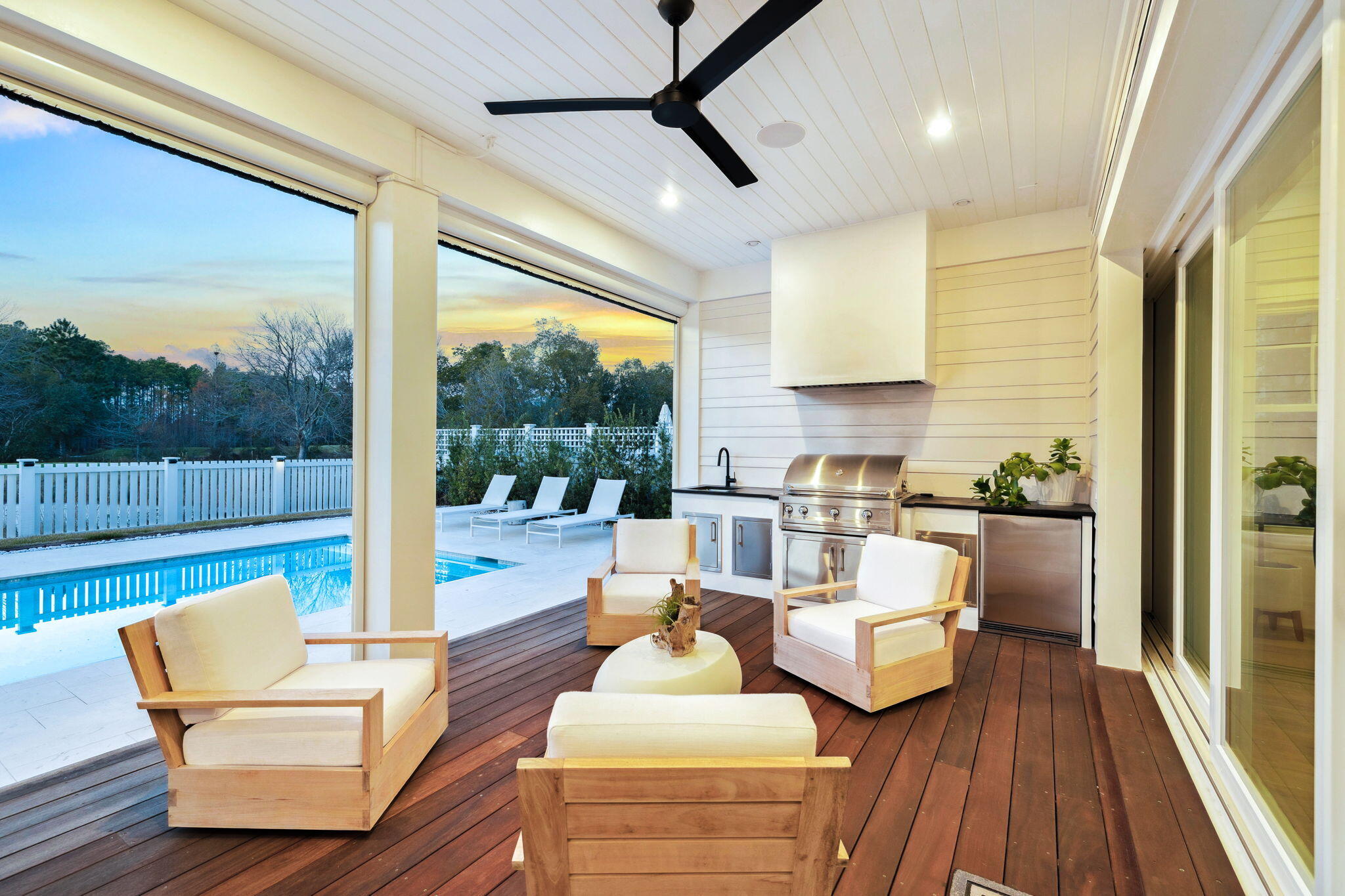 576 Cannonball Lane Watersound, FL 32461 - Photo 70 of 90 a living room with furniture and a large window