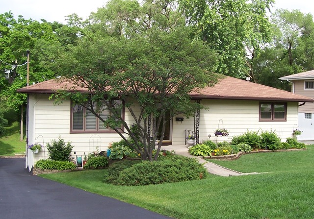411 Lemont Street Lemont, IL 60439 - Photo 1 of 31 a front view of a house with garden