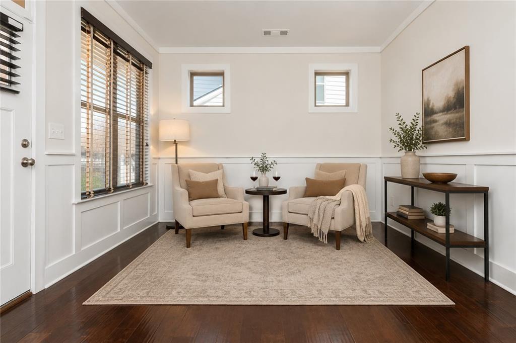 5914 High Hampton Lane Mableton, GA 30126 - Photo 5 of 32 a living room with furniture and wooden floor
