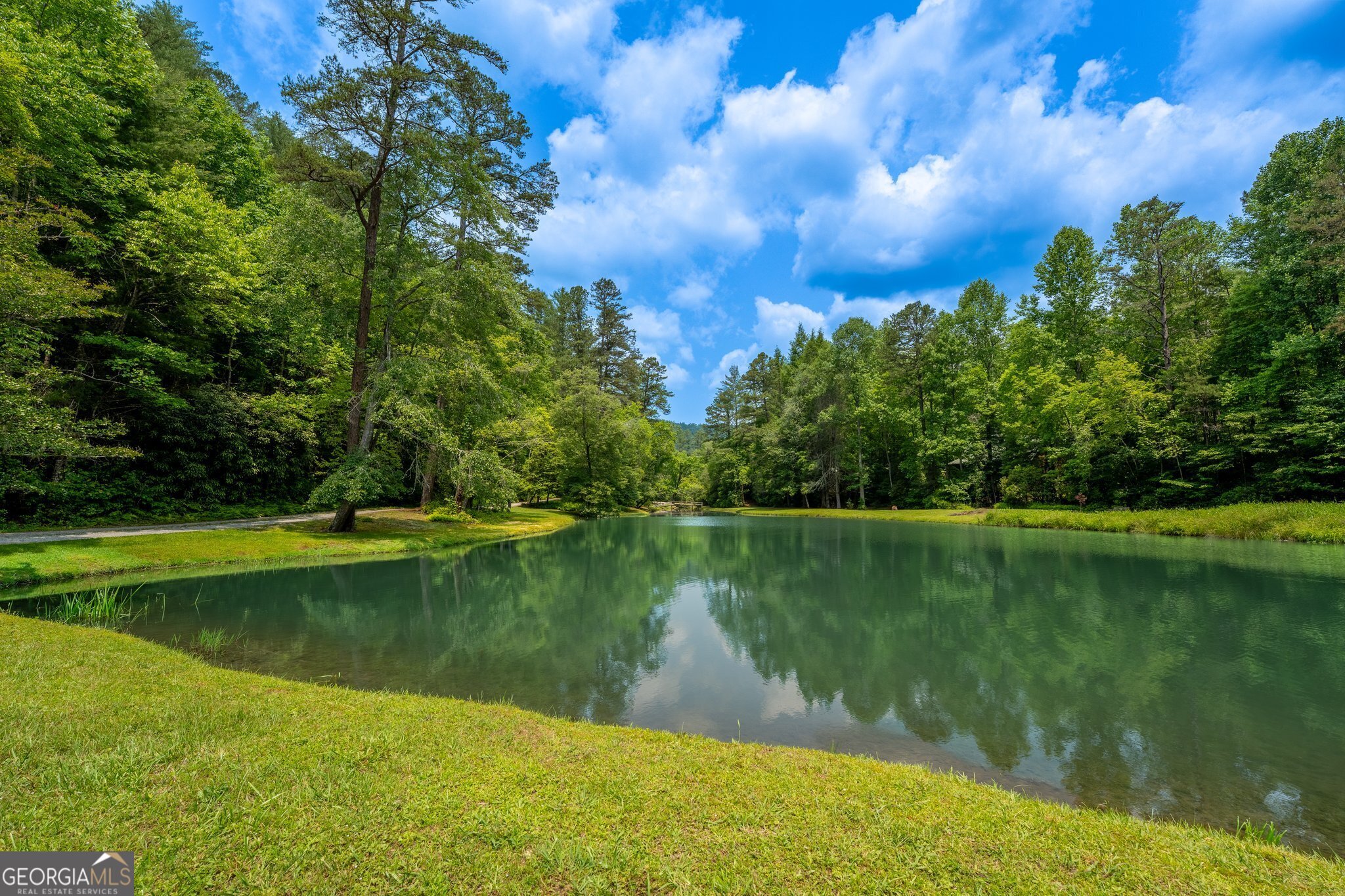 0 Grizzly Ridge Road Lakemont, GA 30552 - Photo 13 of 75 a view of a lake with a yard