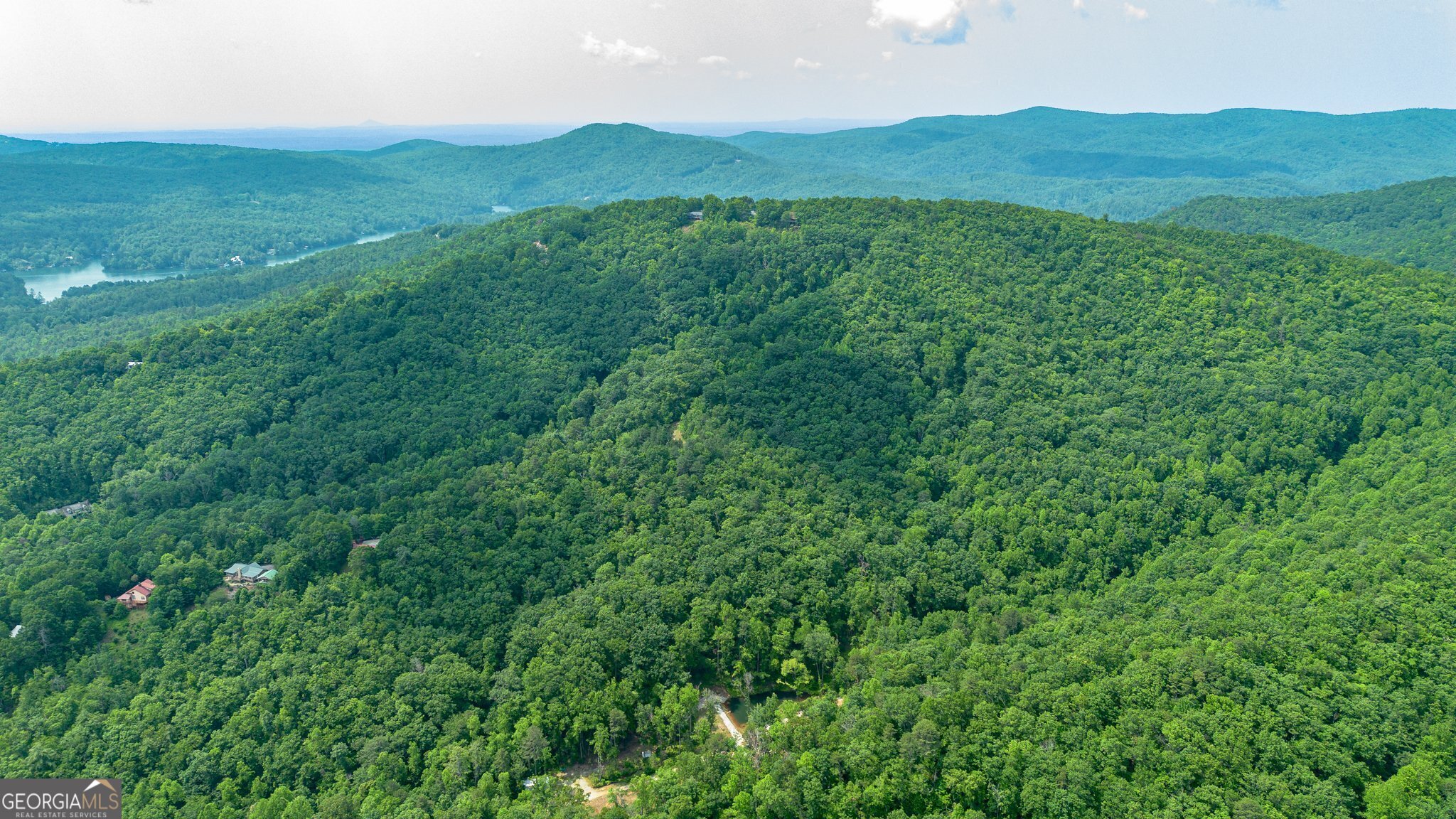 0 Grizzly Ridge Road Lakemont, GA 30552 - Photo 35 of 75 a view of a lush green hillside and mountains