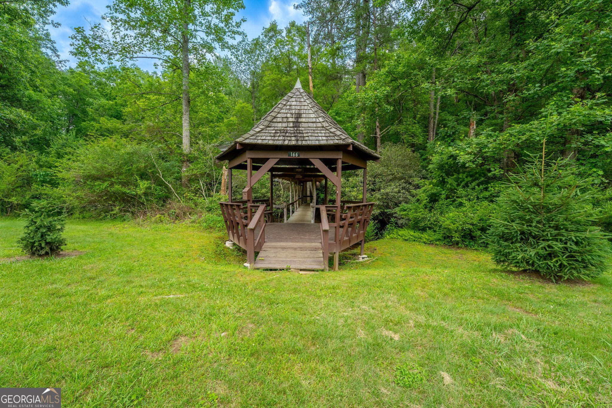 0 Grizzly Ridge Road Lakemont, GA 30552 - Photo 49 of 75 a swimming pool with trees in the background