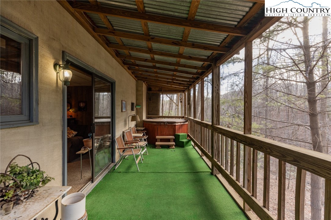 184 Birch Lane Deep Gap, NC 28618 - Photo 27 of 31 a view of yard with patio