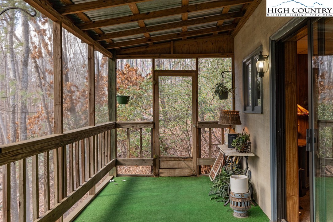 184 Birch Lane Deep Gap, NC 28618 - Photo 29 of 31 a view of yard with patio and a porch