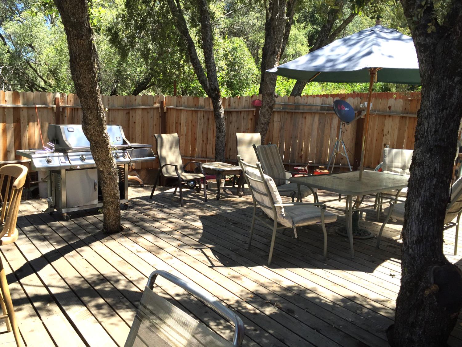 51571 Coyote Ridge Road Oakhurst, CA 93644 - Photo 57 of 81 a view of balcony with outdoor seating