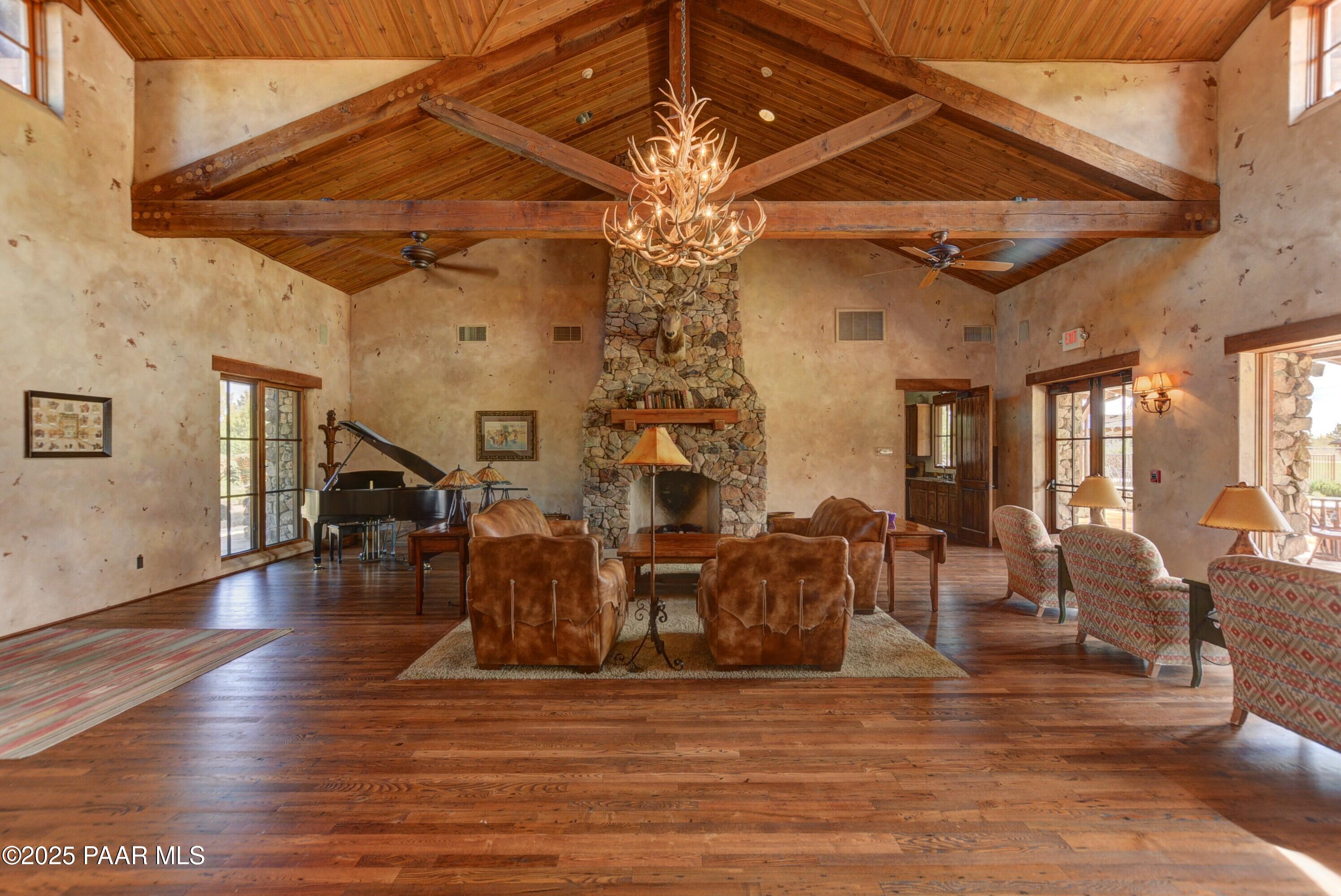 9309 North Callahan Road Prescott, AZ 86305 - Photo 41 of 55 a living room with furniture and wooden floor