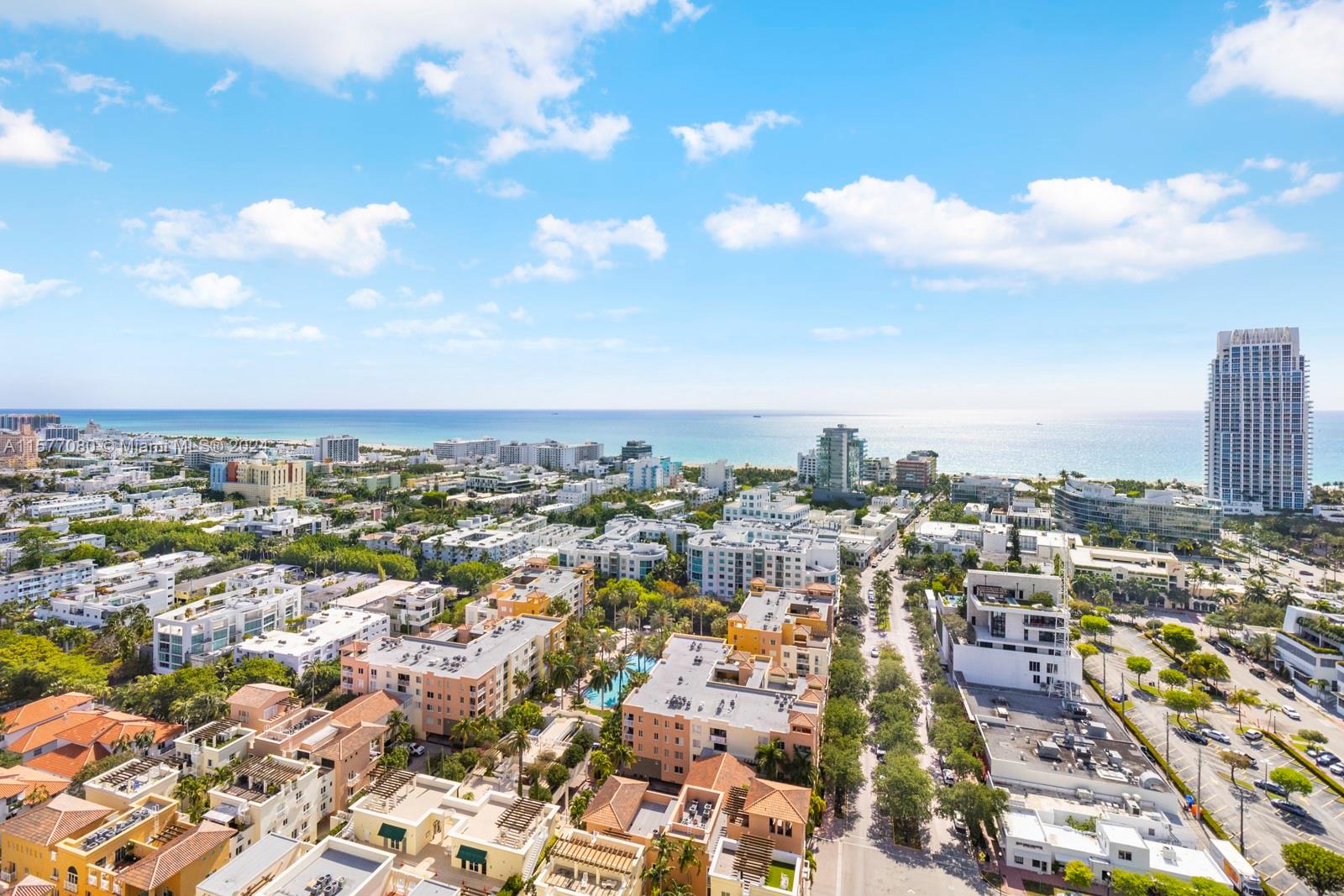 90 Alton Road, Unit 2907 Miami Beach, FL 33139 - Photo 9 of 18 an aerial view of a city