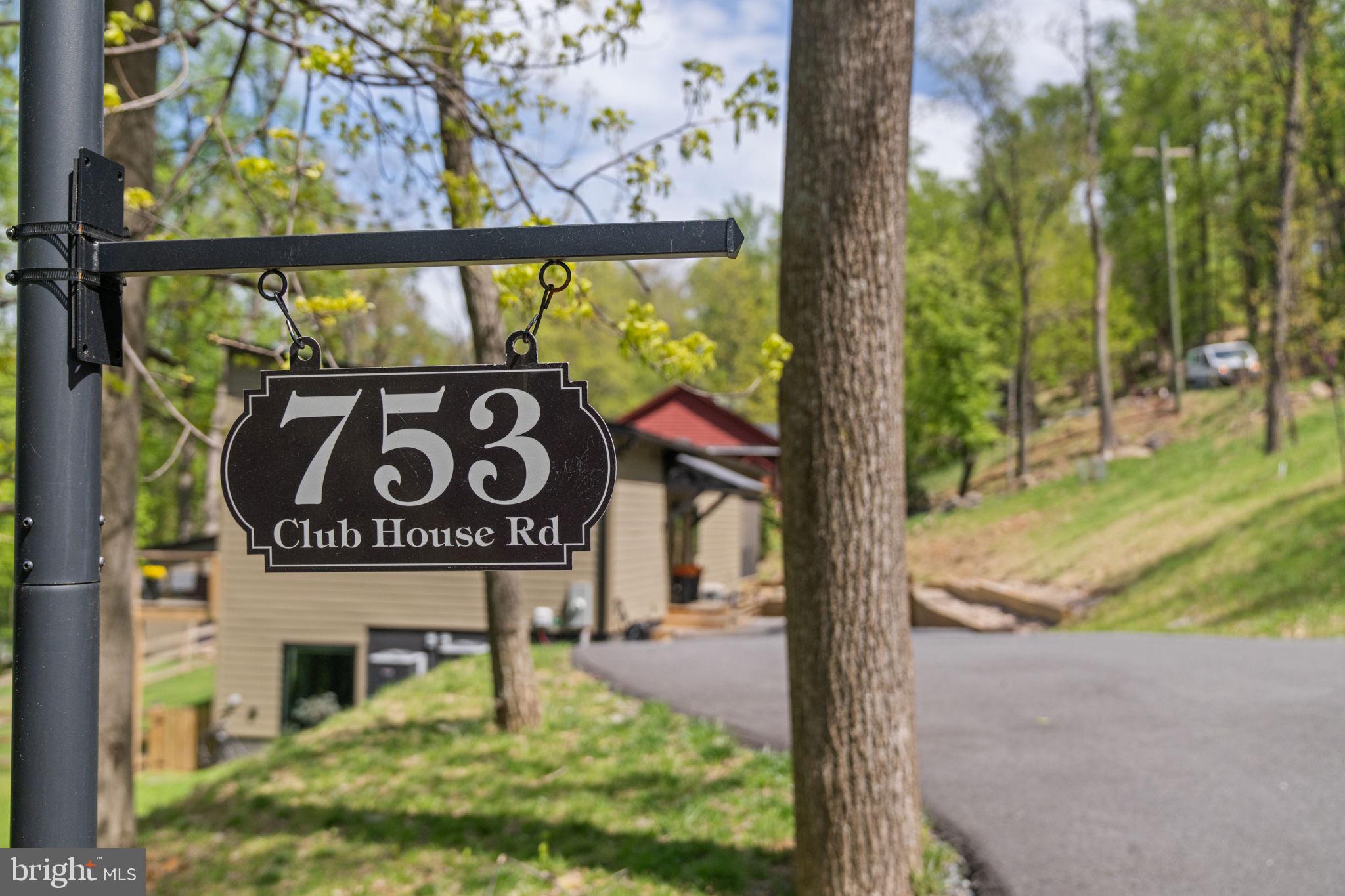 753 Club House Road Front Royal, VA 22630 - Photo 6 of 98 a sign that is on the side of a building