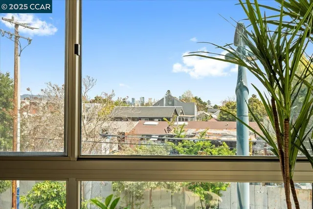 a view of a city from a window