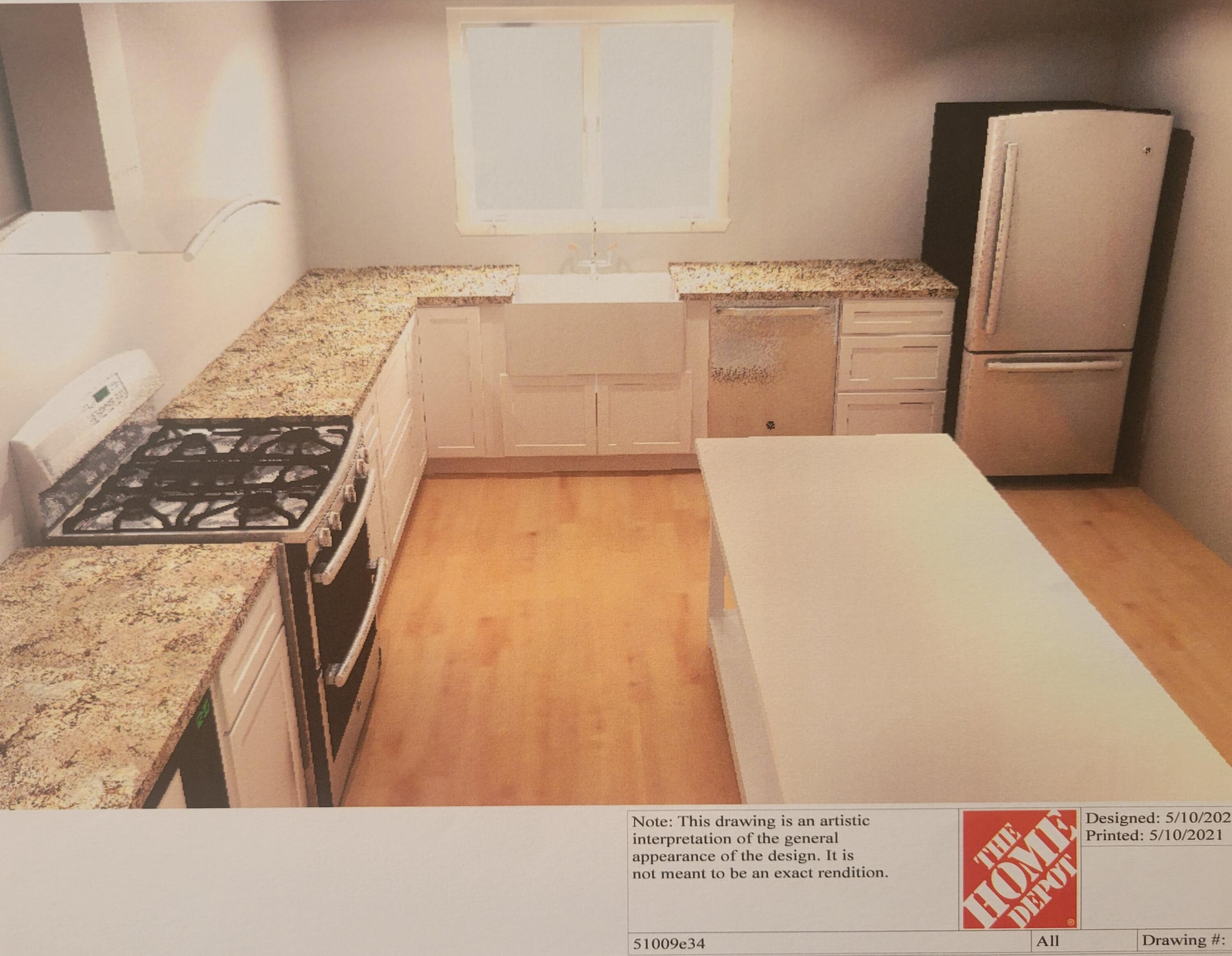 169 Hartsneck Road Tenants Harbor, ME 04860 - Photo 41 of 45 proposed kitchen 1