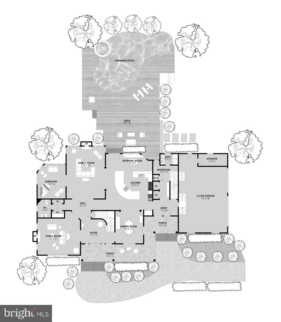 211 Norwood Road Annapolis, MD 21401 - Photo 92 of 94 Main Level Floor Plan