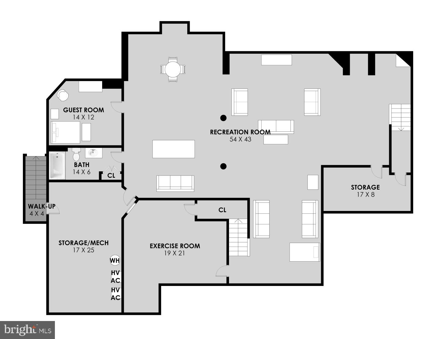 211 Norwood Road Annapolis, MD 21401 - Photo 94 of 94 Lower Level Floor Plan