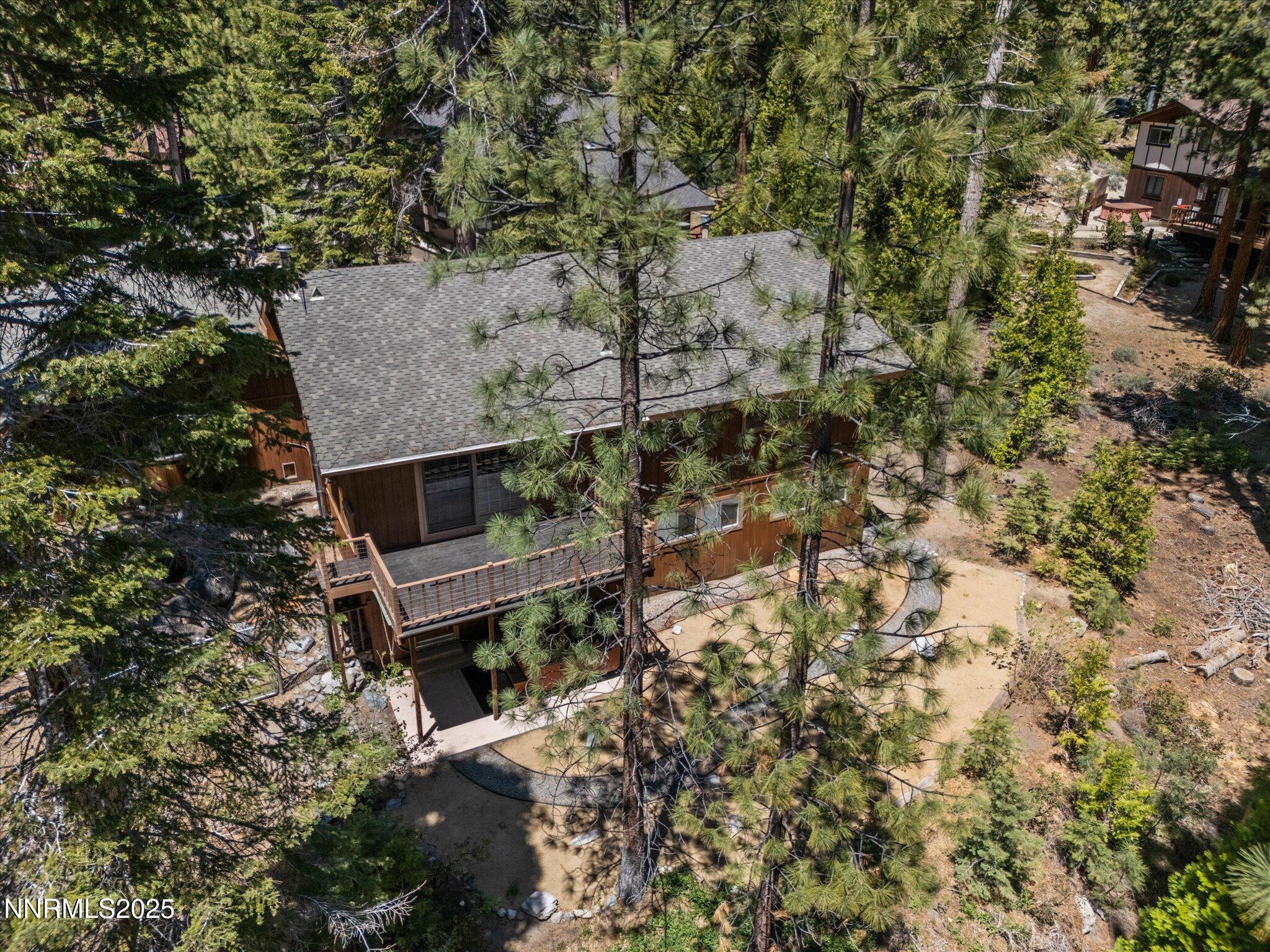 5 Ute Court Stateline, NV 89449 - Photo 13 of 59 an aerial view of a house with a yard