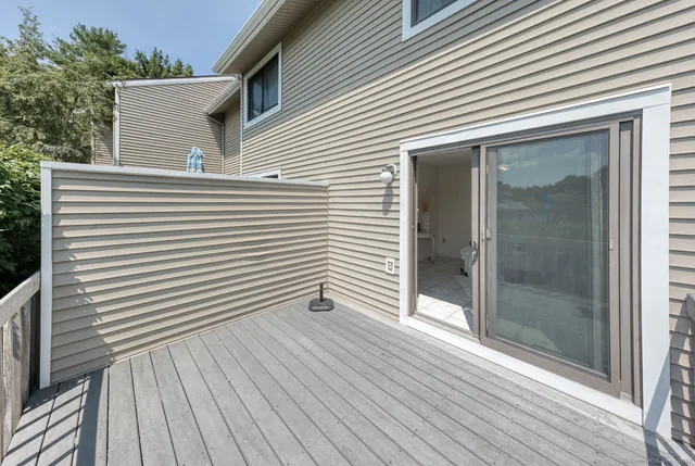 a view of a house with a deck