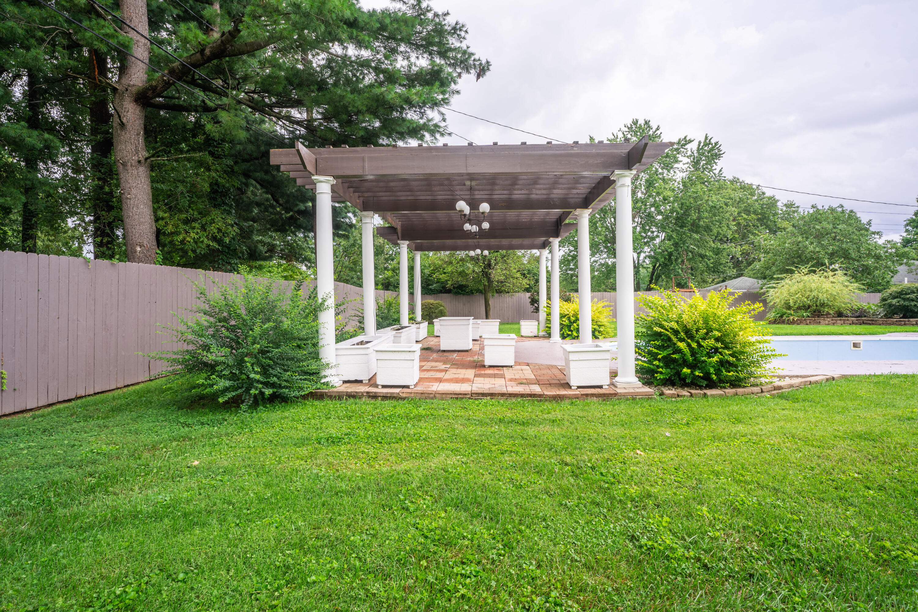Back yard 4 side