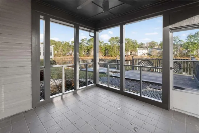 a view of a room with window