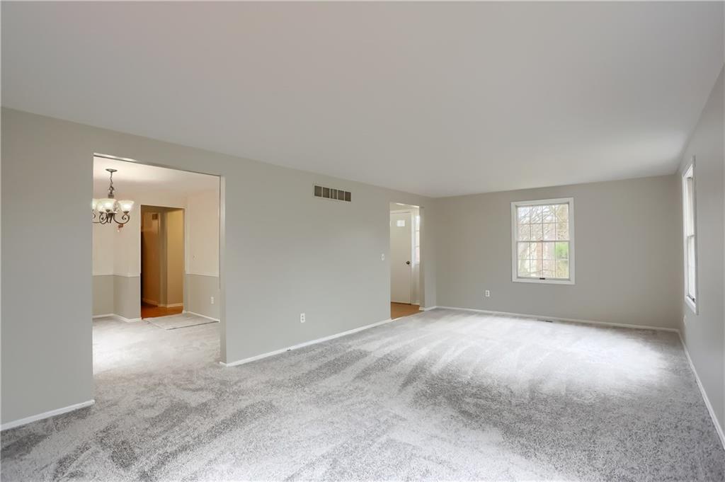 1889 Fairhill Road Allison Park, PA 15101 - Photo 5 of 25 The dining room is open to the living room, perfect for large gatherings.
