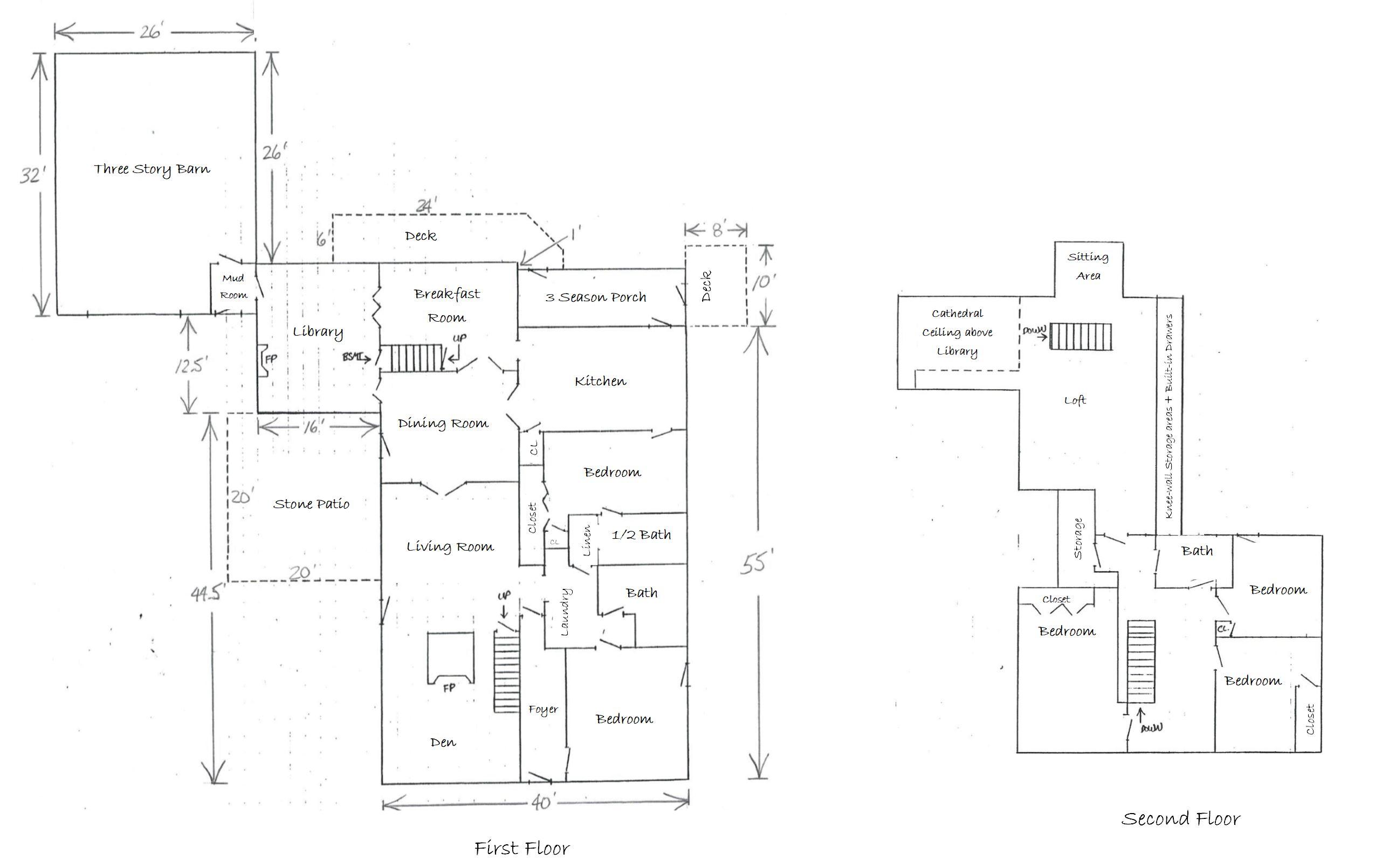 99 Main Street Liberty, ME 04949 - Photo 58 of 58 Diagram of Floor Plan