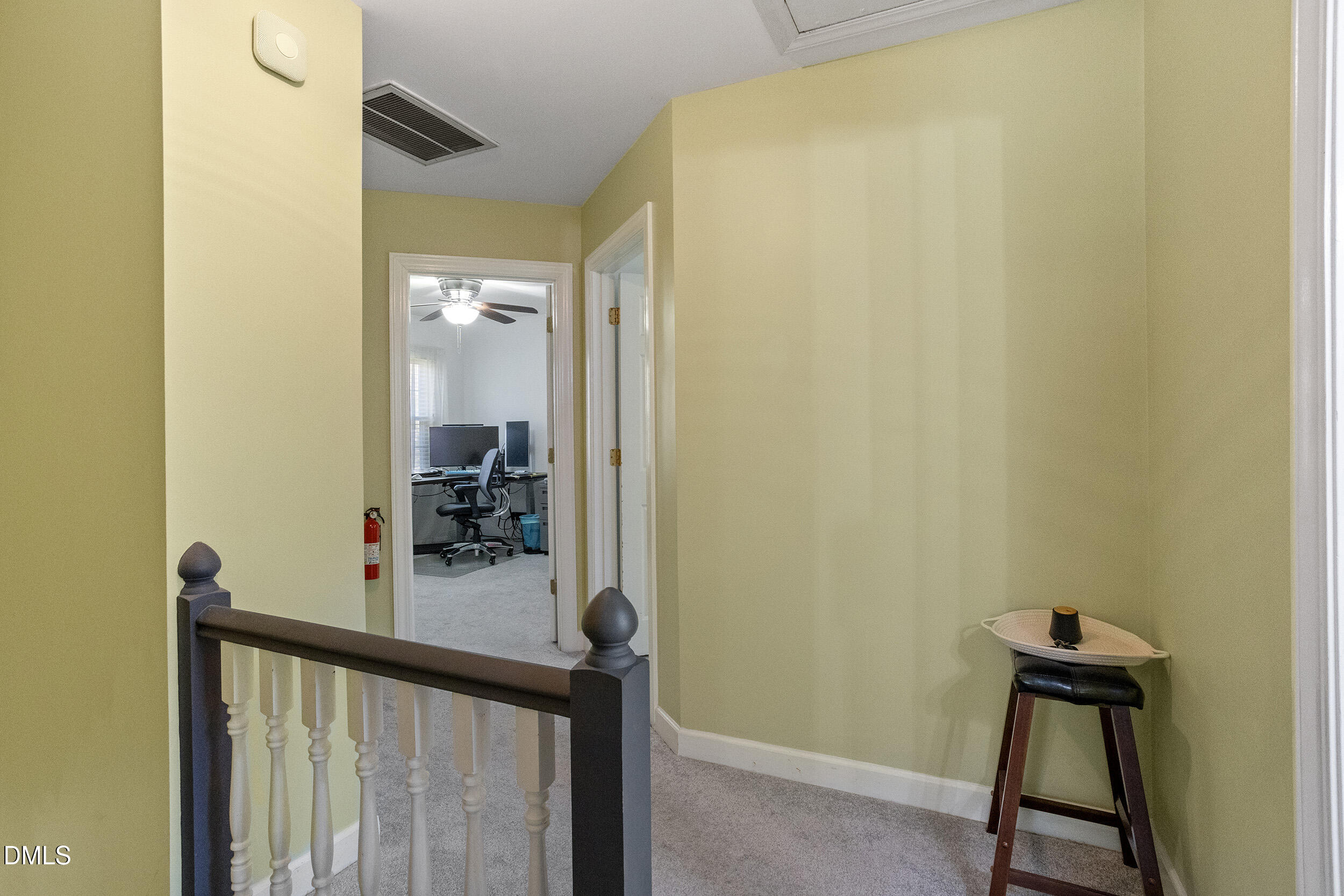 105 Barrett Place Durham, NC 27713 - Photo 21 of 25 a view of a hallway with a small space