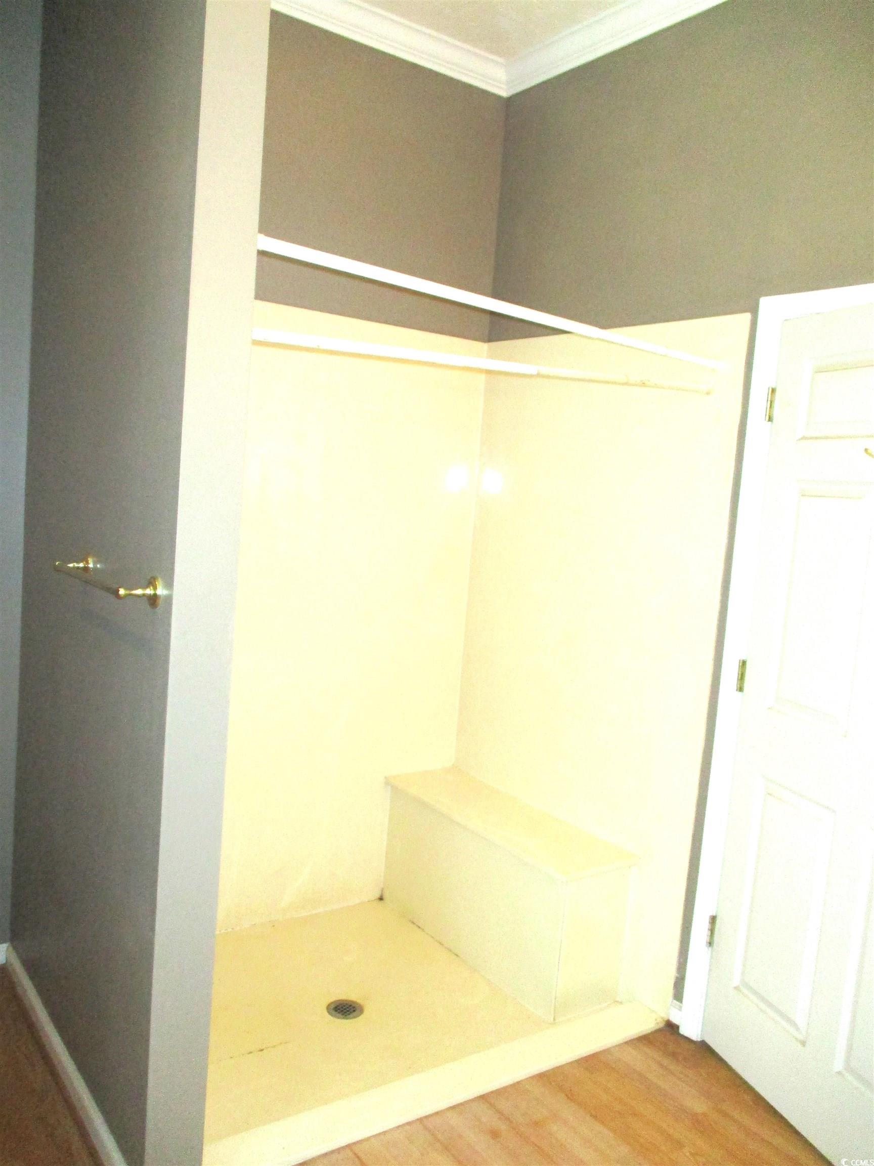 730 Highway 348 Loris, SC 29569 - Photo 20 of 36 Bathroom with a shower, ornamental molding, and ha